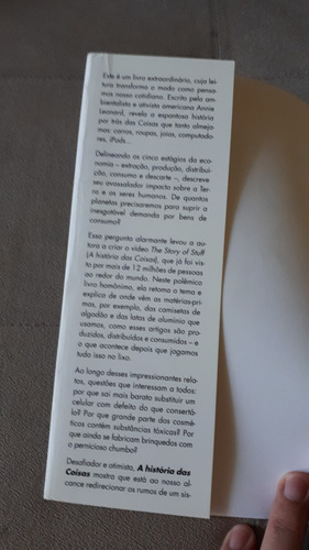 Livro A História Das Coisas