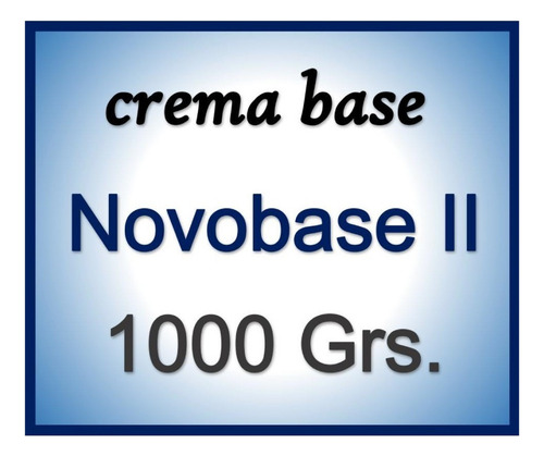 Crema Base Neutra (novobase Il) 2 Kg. (2000 Grs.)