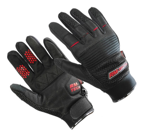 Guante Rmtech Motociclista Sp-1467 C/protecciones Stockrider