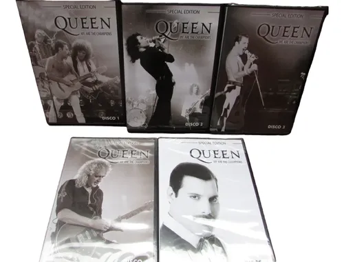 QUEEN クィーン WE ARE THE CHAMPIONS RSD限定盤 Dvd Box Queen - We Are The Champions Special Edition 5 Dvds