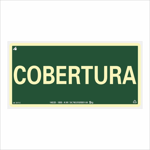 Placa De Sinalização Pavimento Cobertura