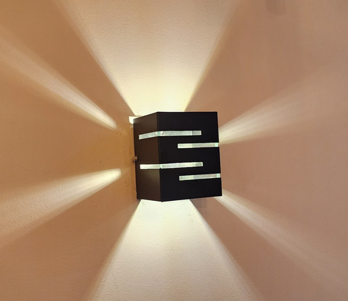 Kit 2 Arandelas 2 Focos Frisos Externa Interna Ar1015 Led 5w