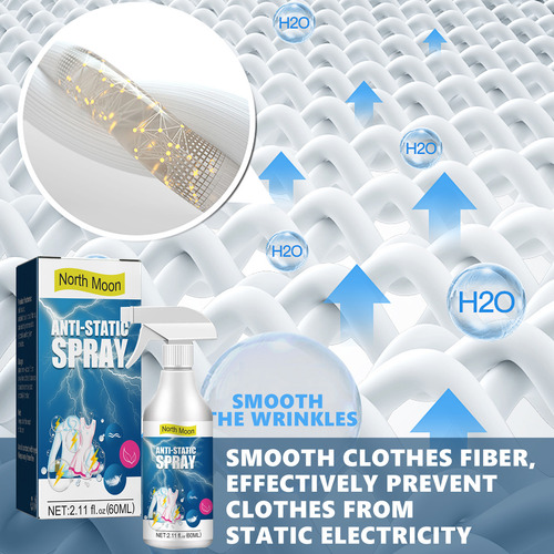 2×spray Antiestático For Ropa De Casa Y Edredones