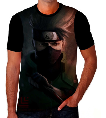  Camiseta Camisa Kakashi Hatake Mangá Anime Envio Rápido 02