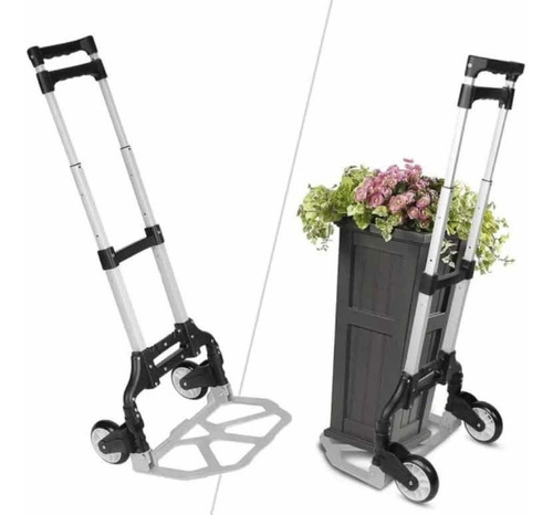 Carro Carga Plegable Tipo Yegua Aluminio 80 Kg Alta Calidad