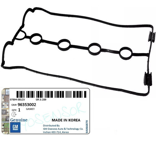 Empacadura Tapa Valvula Aveo 1.6 2006-2011