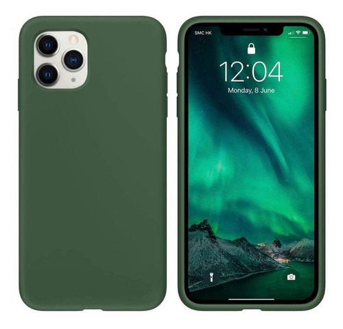 Funda Para iPhone 11 Pro 5.8 (verde Oscuro)