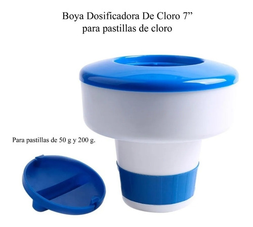 Imagen 2 de 5 de Boya Para Pastilla Cloro Flotante Para Piletas Piscinas