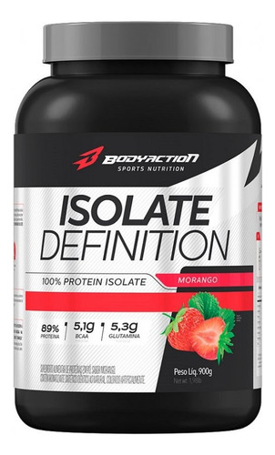 Isolate Definition (900g) - Sabor: Morango Morango