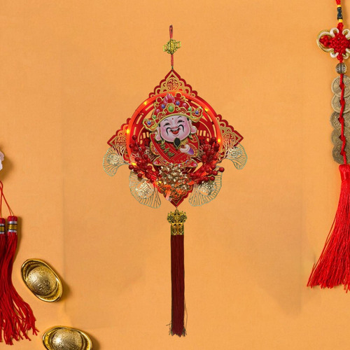 Decoración Colgante De Año Nuevo Chino, Dios De La Con Luz