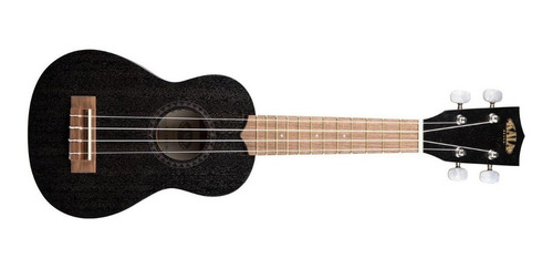 Imagen 3 de 8 de Ukelele Soprano Kala Ka-15s-blk Satin Caoba - Oddity