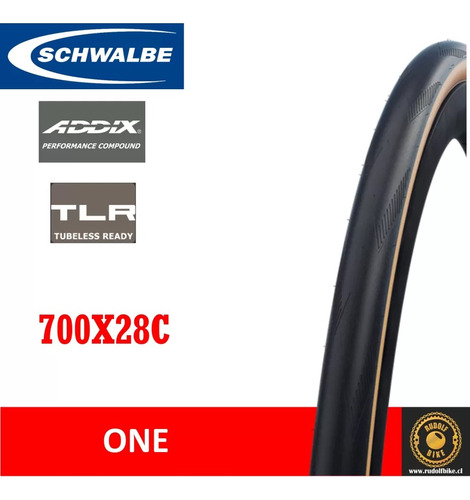 Neumático Schwalbe One Racegua Tle Bronze-skin Addix 700x28c