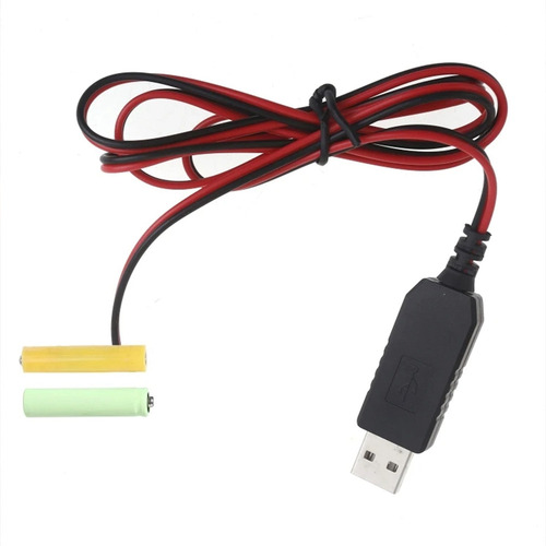 Cable Eliminador De Baterías Ficticio A5usb De 5 V A 3 V Lr0