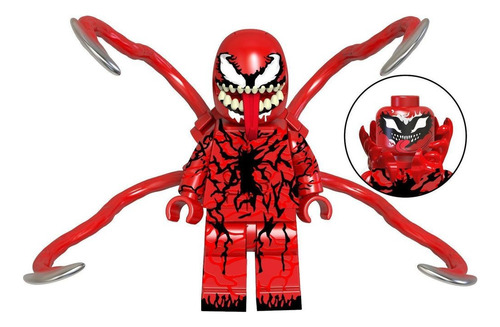 Carnage Venom Spider-man Minifiguras 4,5cm Tv1019