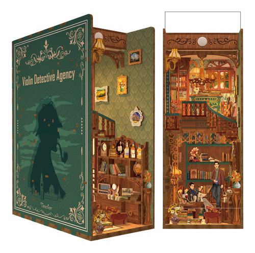 Violin Detective Agency Separador De Libros Tonecheer Tq117