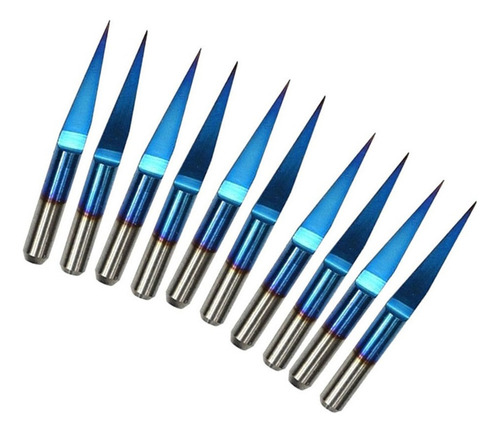 . Brocas De Grabado De Pcb De 3.175 Mm 25 Grados 0.3 Mm