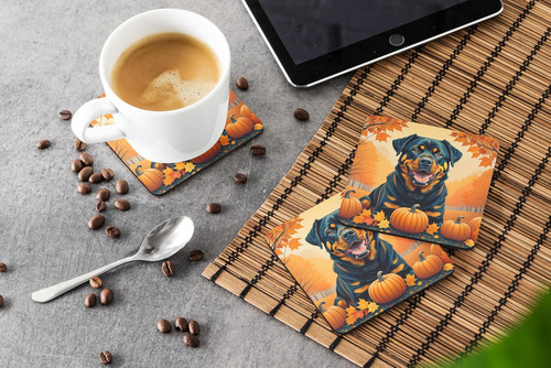 Posavasos De Espuma De Otoño Rottweiler
