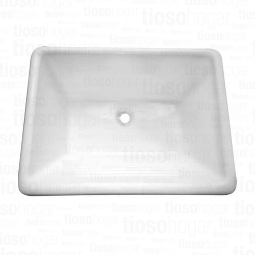 Imagen 4 de 10 de Pileta De Lavadero 52 X 45 De Fibra De Vidrio Marmolina Base