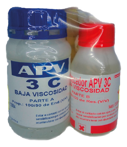 Kit Epoxi Para Laminación Apv 3c 290 Gr Carbono Bicicletas