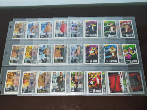 Tarjetas Wwe Slam Attax Sabritas Colección 108/118 + Micas(: