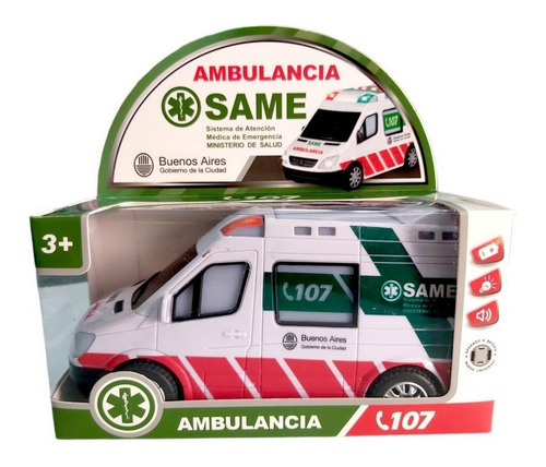 Ambulancia Same C/luz Y Sonido - Faydi - Art.148989
