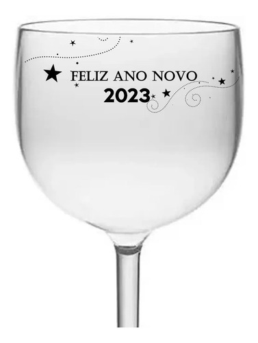 Kit 10un Taças Gin Ano Novo Reveillon 2022