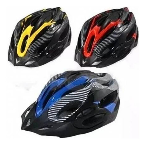 Casco De Carbono Para Bicicleta Con Visera Para Adulto