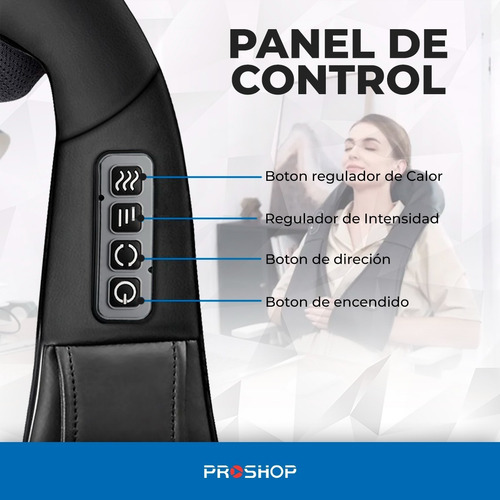 Imagen 6 de 10 de Masajeador Duo Cervical Hombros Pies Shiatsu Calor Ir 2019 !