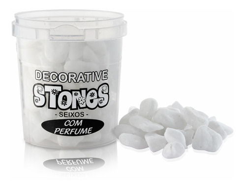 Seixo Decorativo Pote 700 G - Kit 10 Unidades