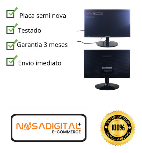 Monitor Samsung 19 Polegadas S19c301f Led Vga E Dvi (Usado)