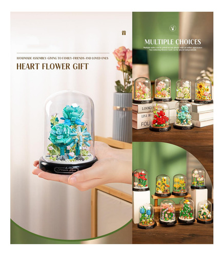 Jollcnoia Dreamy Tulips Home Bouquets Construindo Toy Com De