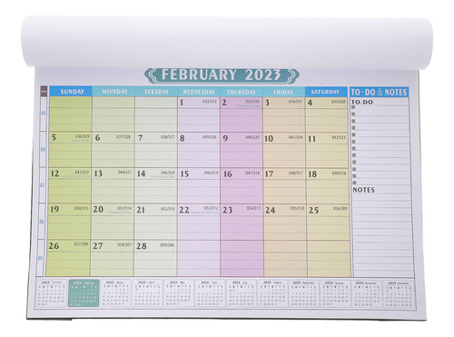 Calendario De Pared Para El Hogar 2021-2023 2023