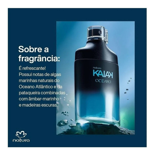 Imagem 3 de 4 de Colônia Kaiak Oceano Masculina 100ml - Natura
