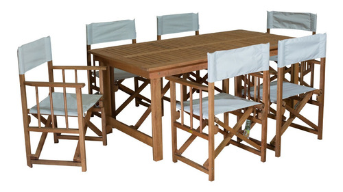 Sillon Director Plegable De Madera De Eucaliptus Con Cetol