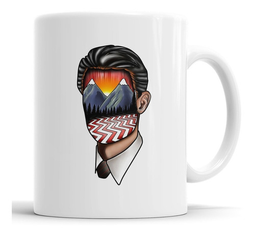 Taza Twin Peaks - Agente Dale Cooper - Cerámica Importada