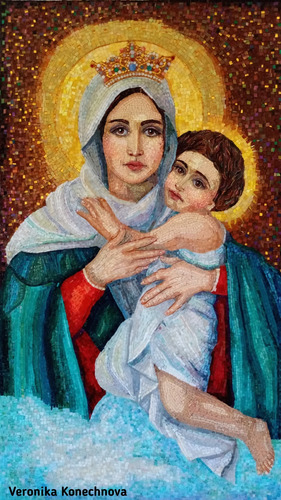 Imagen 1 de 5 de Mosaico De Artístico Para Iglesia, Catedral, Panteon