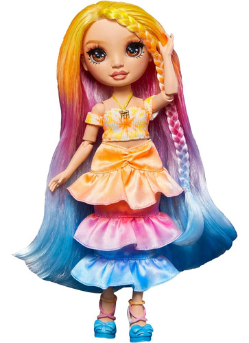 Rainbow High Color & Create Muñeca Ojos Color Marron .