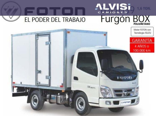 Foton Aumark Rueda Sencilla 1039 Box Furgon Precio Sin Iva