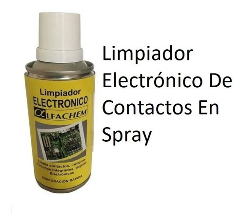 Imagen 2 de 3 de Limpiador Electrónico De Contactos En Spray 150cc Pelv