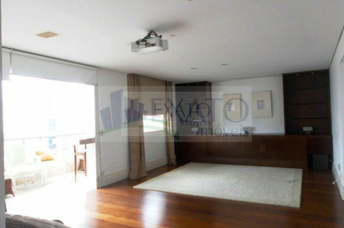 Imagem 2 de 15 de Moema Maravilhoso Apartamento Com 220m², 4 Dormitorios 3 Suites, 4 Vagas Mais Depósito Lazer - Em8117