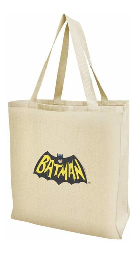 Batman Classic Tv Series Logo Supermercado Bolsa Reutilizabl