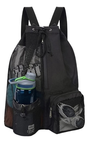 Bolsa De Natación Con Cordón De Malla, Mochila De Playa.