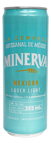 Six Pack Cerveza Minerva Lager Light Botella/ Lata