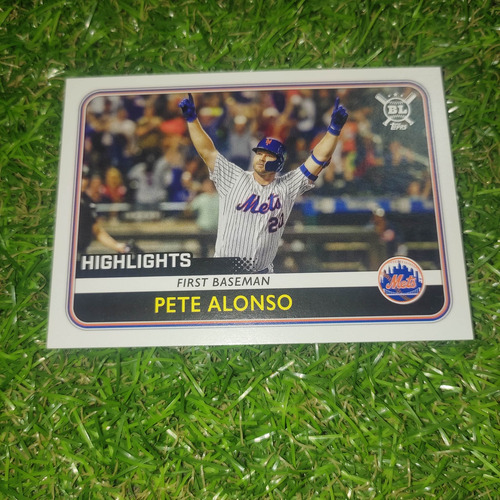 Cv Pete Alonso 2020 Topps Big League Record Hr Año Novato