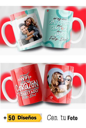 Tazas Para Parejas, Novios, Enamorados San Valentin Y Amigos