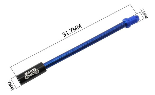 2x Frenos De Fideos Fideos Pinza Codo Tubo Reemplazable Azul