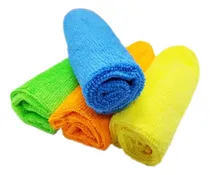 Comprar Pack 4 Paños Microfibra Multiuso Limpieza Auto Hogar Lavado