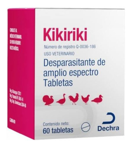 Desparasitante Kikiriki 60 Tabletas 