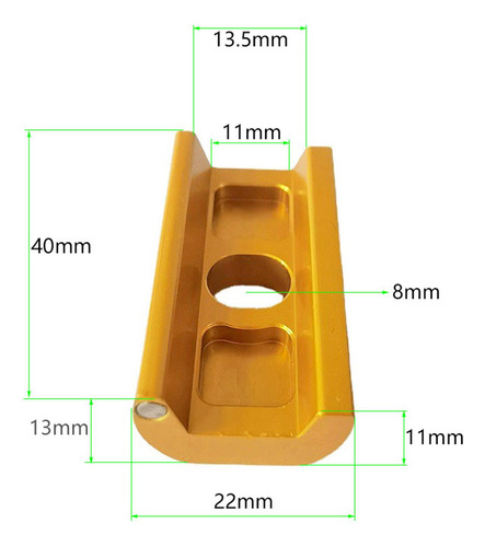 2 Bisagra De Bicicleta Plegable Placa De Abrazadera Oro