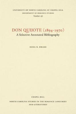 Libro Don Quijote (1894-1970) - Dana B. Drake